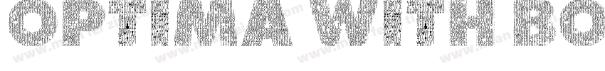 Optima with Bold text字体转换